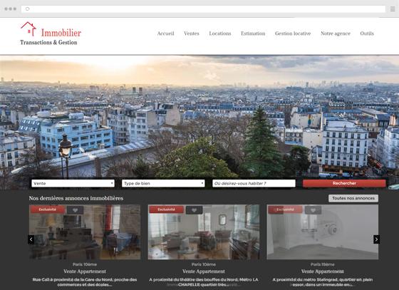 Create a site for a real estate agency