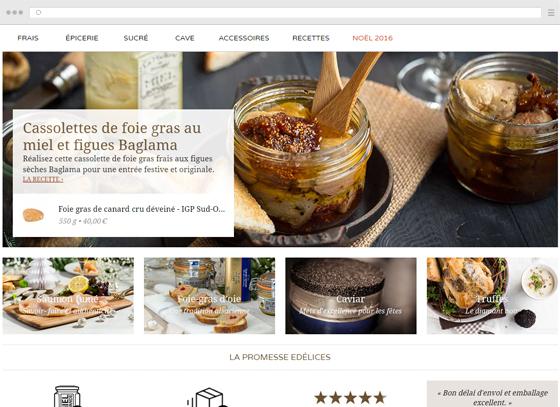 Create a site for a delicatessen