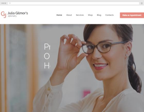 Develop an optician for website