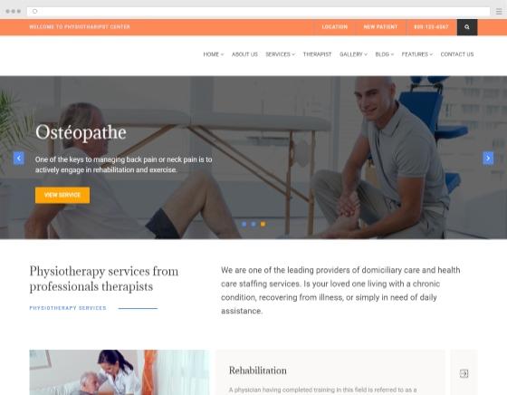 Making a showcase site for osteopath