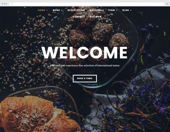 How to create a website catering